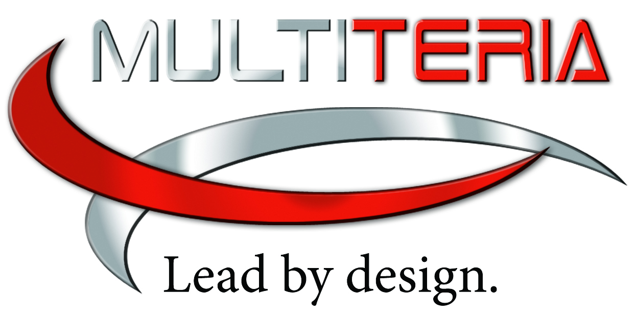 Multiteria Logotype Lead By Design Black Tag